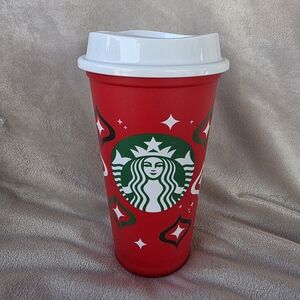 STARBUCKS 2023 Reusable Holiday Red Cup